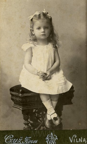 KKE 4346.jpg - Elwira Urniażówna, Wilno, 1910 r.